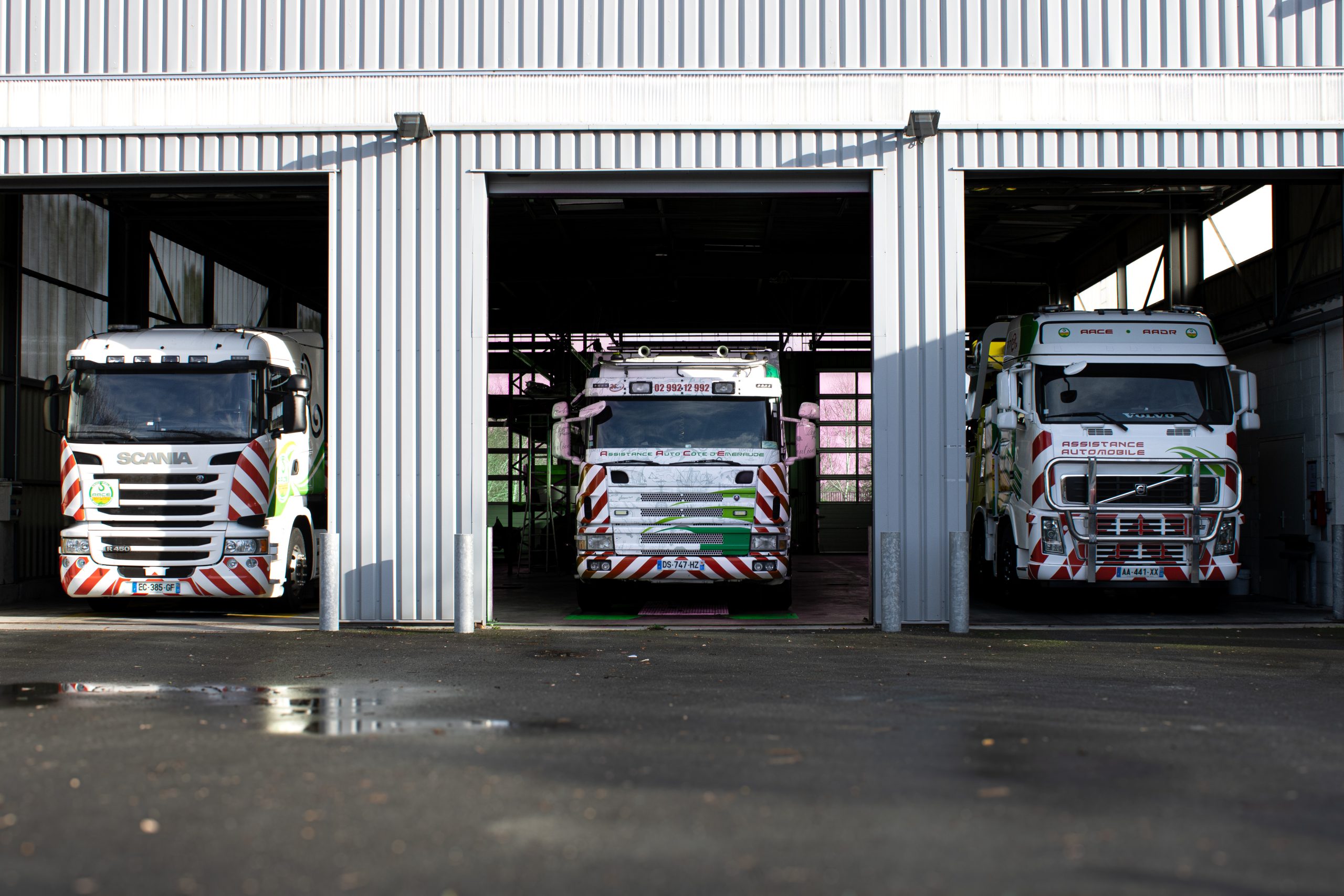 camions de transport et grutage 