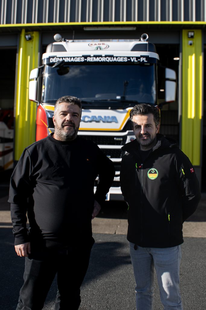 photos des patrons de l'entreprise de dépannage automobile AACE-AADR.