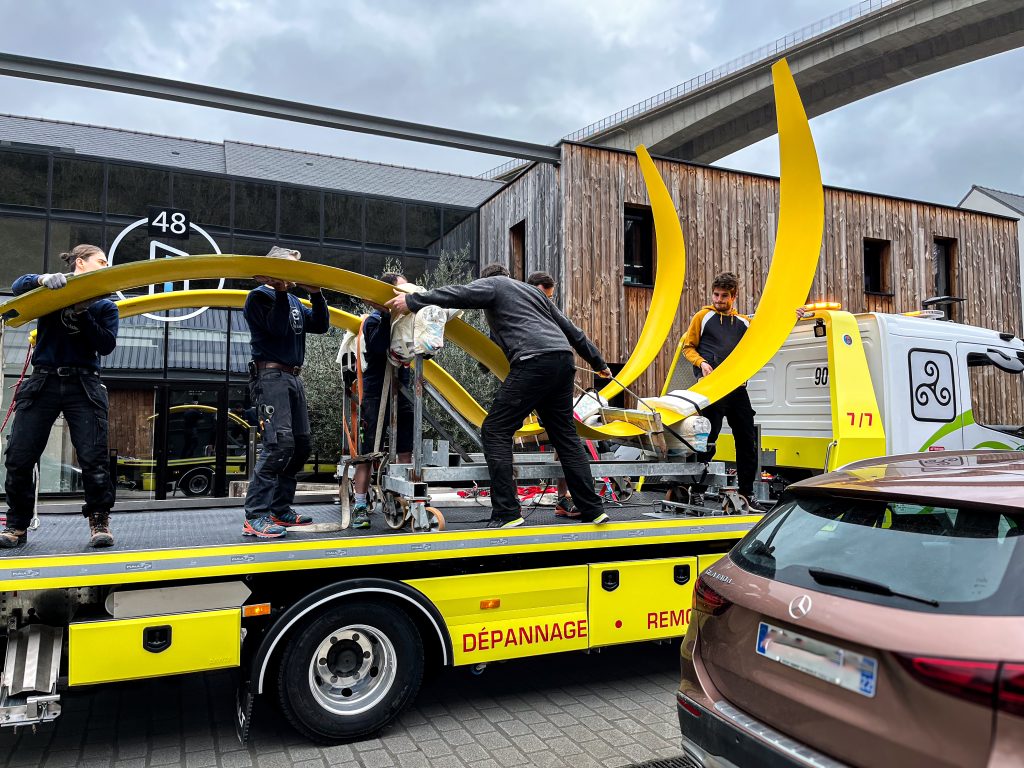 transport d'une structure métallique