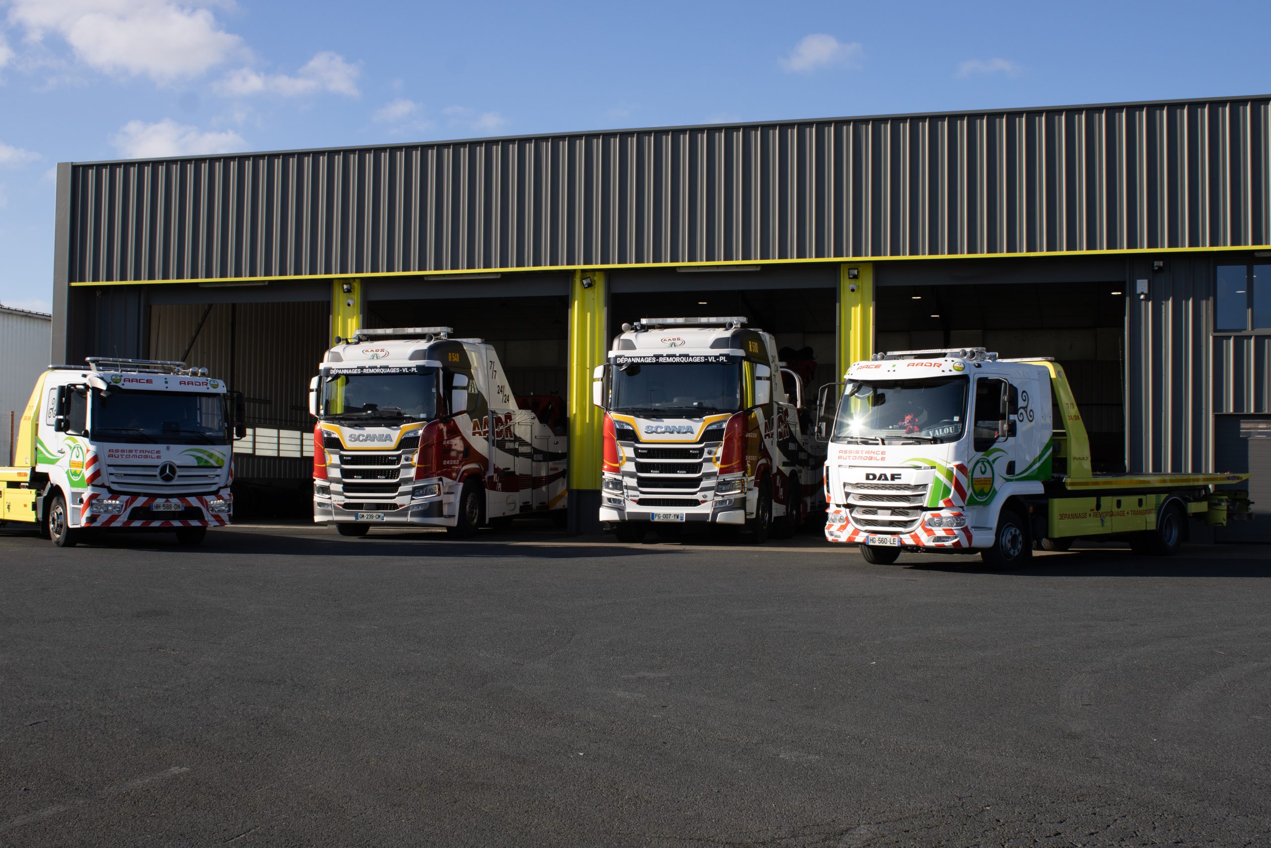 Facade dépôt AADR Vertou.