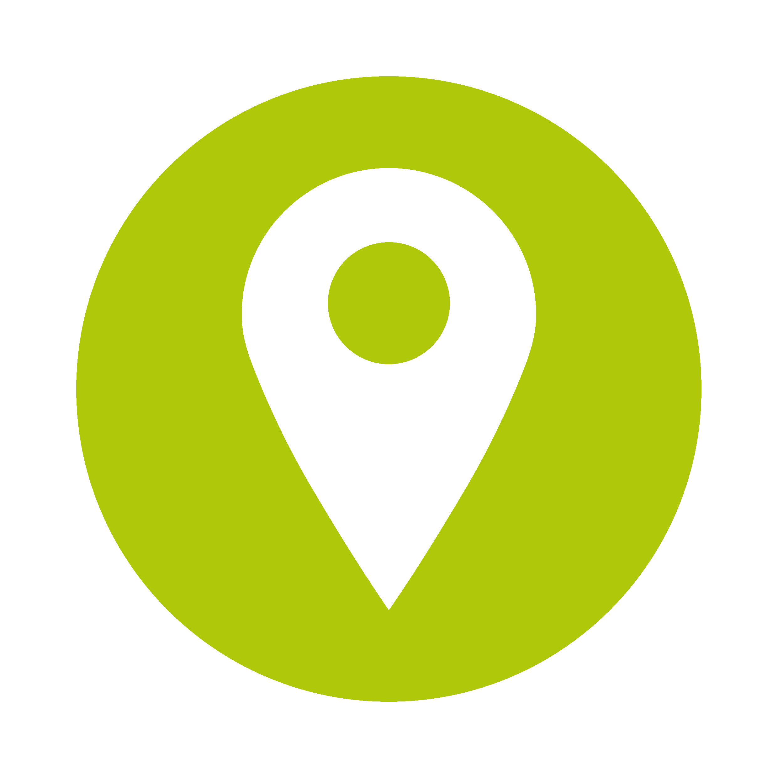 icône localisation vert.